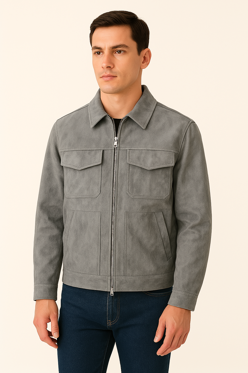 THEKAZDAN SUEDE JACKET