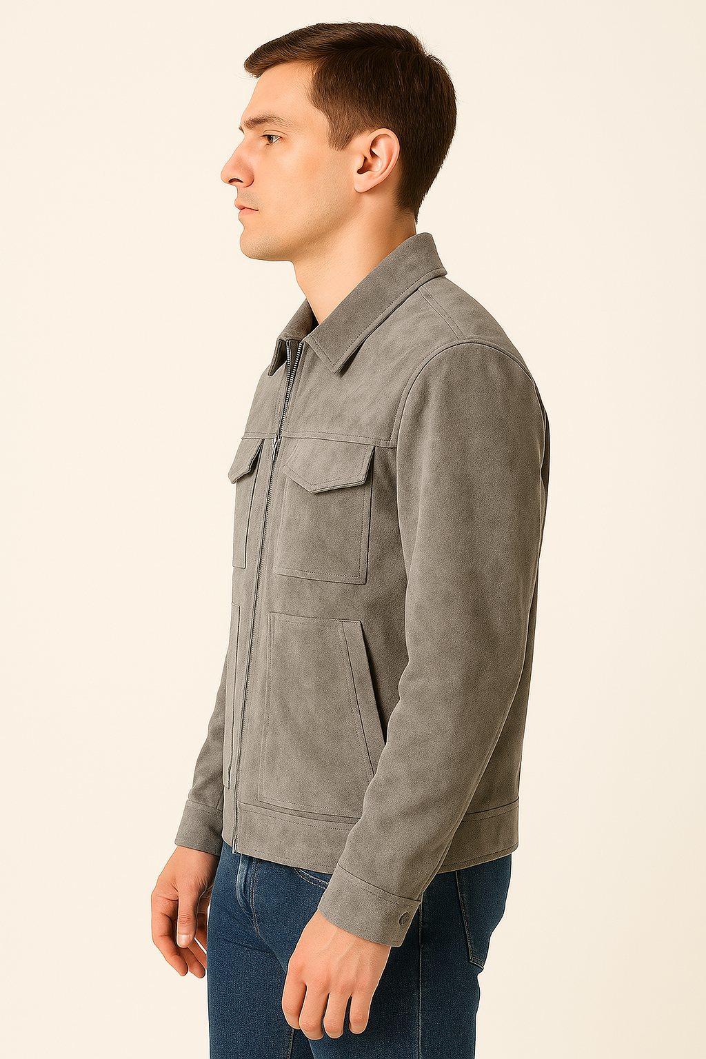 THEKAZDAN SUEDE JACKET
