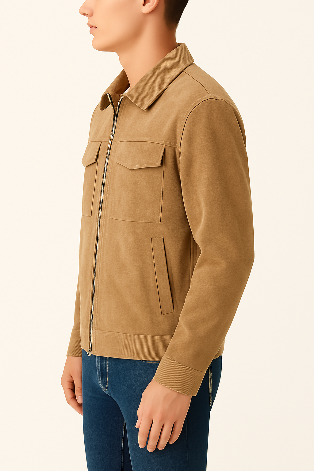 THEKAZDAN SUEDE JACKET