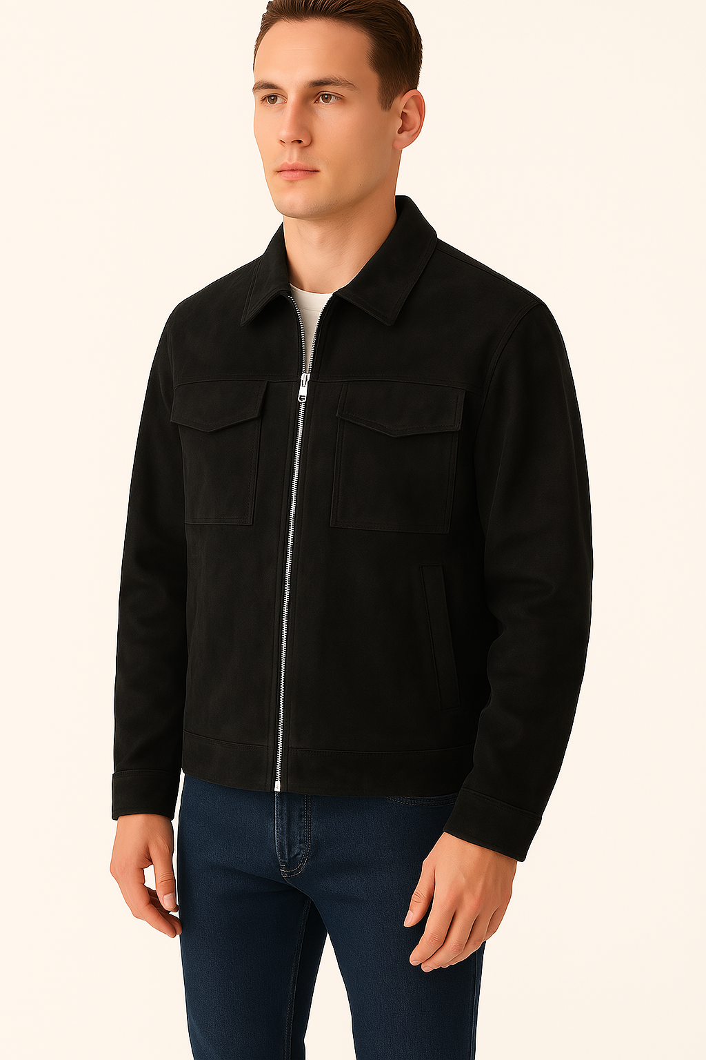 THEKAZDAN SUEDE JACKET