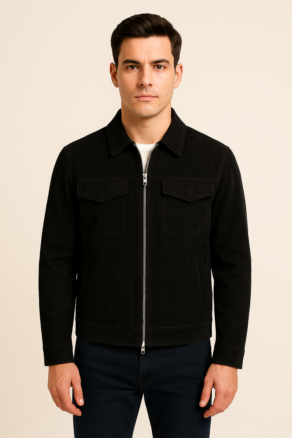 THEKAZDAN SUEDE JACKET