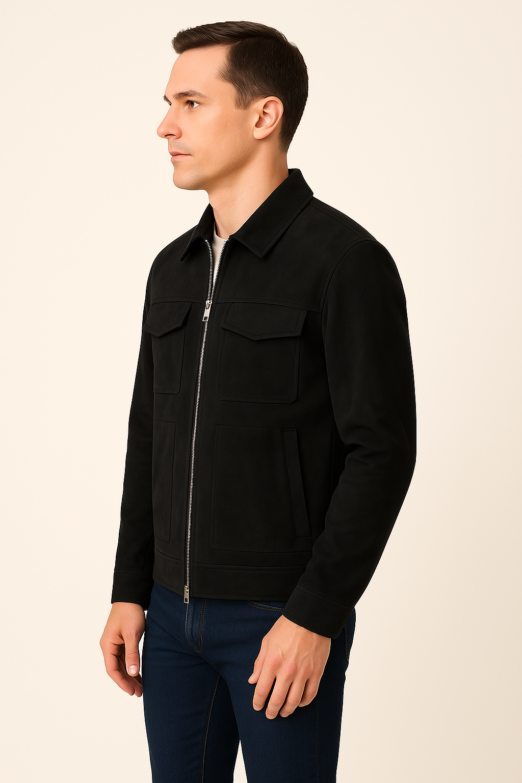 THEKAZDAN SUEDE JACKET