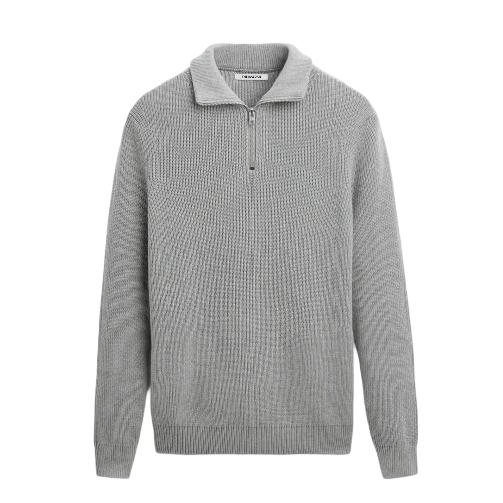 THEKAZDAN ZIP SWEATER
