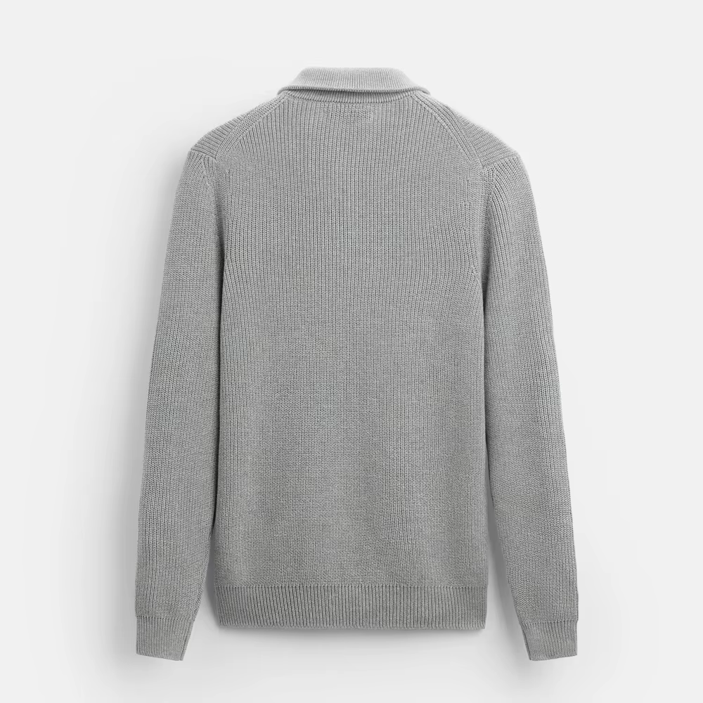 THEKAZDAN ZIP SWEATER